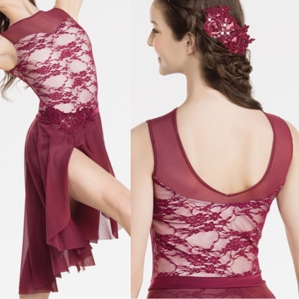 Revolution solo forever is not enough RC20993 burgundy maxi dress MA adult